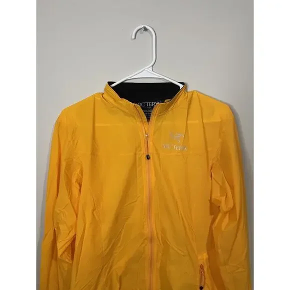 Vtg Arcteryx Light Jacket Women's Large‎ Yellow Full Zip Nylon